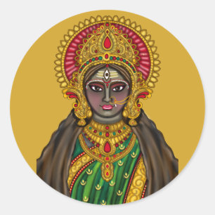 Goddess Kali Face Sticker