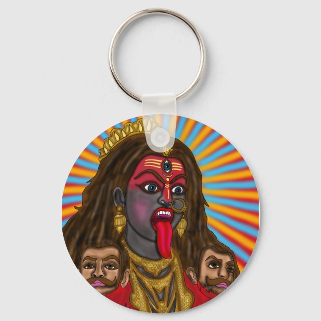 Goddess Kali Keychain (Front)