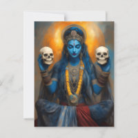 Goddess Kali Ma in Meditation Modern Fantasy