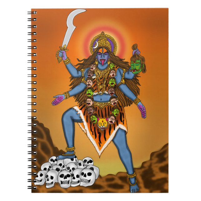 Goddess Kali Stationery Notebook (Front)