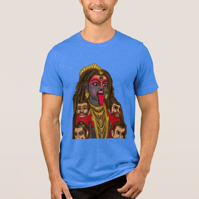 Goddess Kali T-Shirt Tri-Blend Shirt (Front)