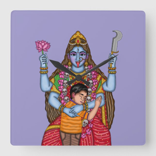 Goddess Kali Wall Clock (Front)