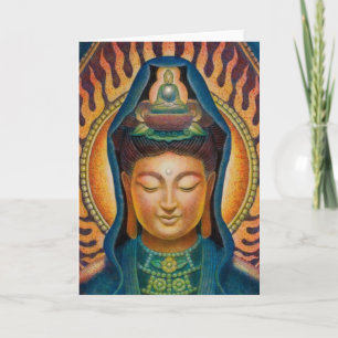 Goddess Kuan Yin's Flame Card