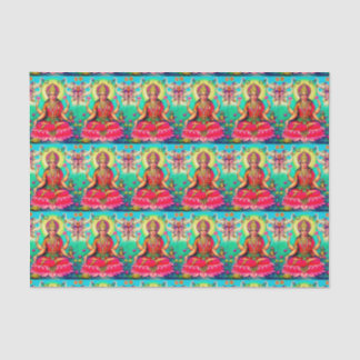 Goddess Lakshmi bright tissue paper