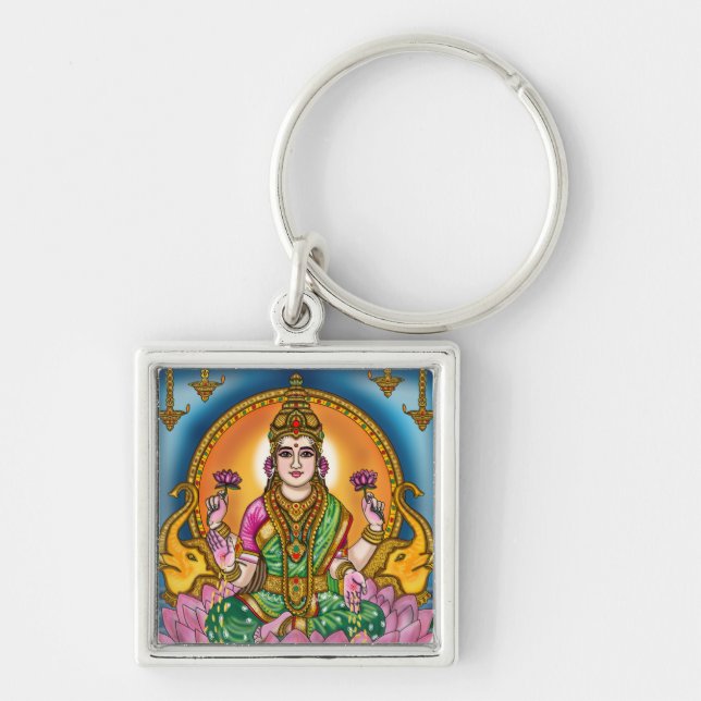 Goddess Lakshmi Keychain (Front)