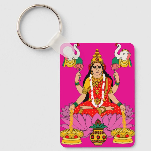 Goddess Lakshmi Keychain (Front)
