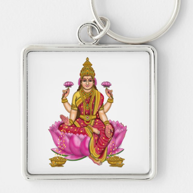 Goddess Lakshmi Keychain (Front)