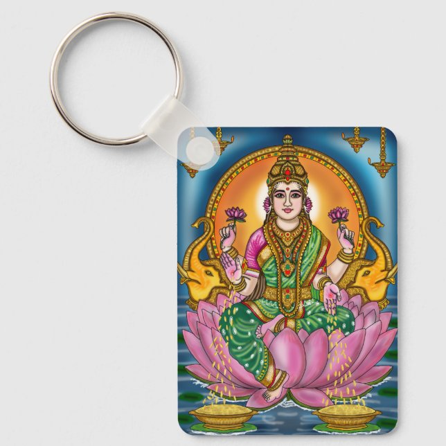 Goddess Lakshmi Keychain (Front)