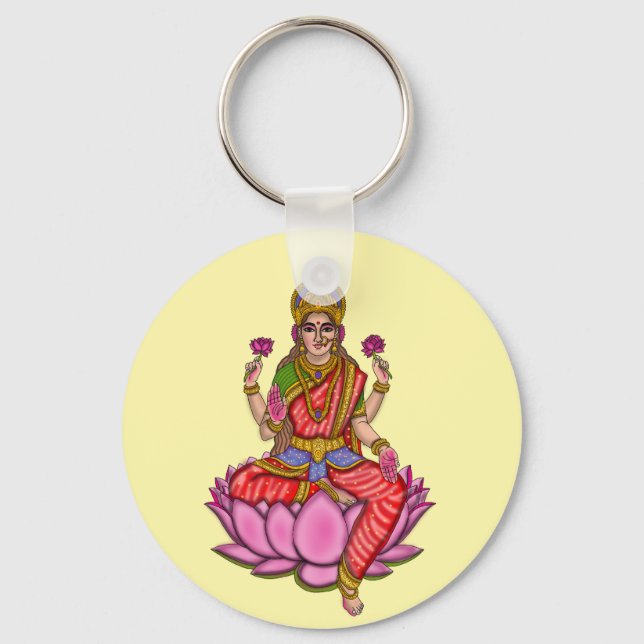 Goddess Lakshmi Keychain (Front)