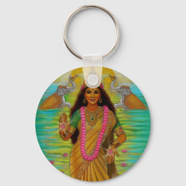 Goddess Lakshmi Keychain (Front)