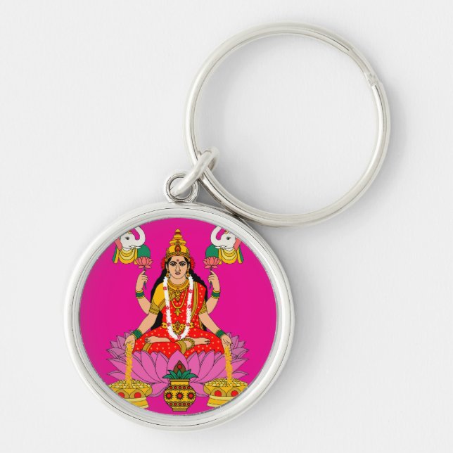 Goddess Lakshmi Keychain (Front)