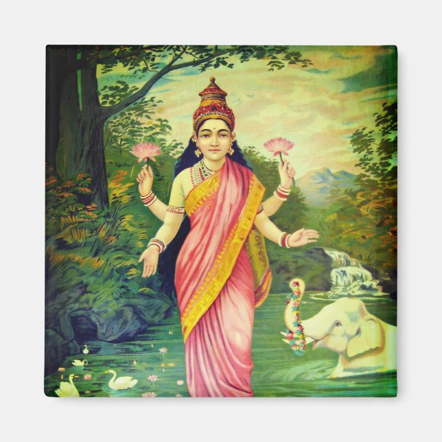 Goddess Lakshmi Magnet (Front)