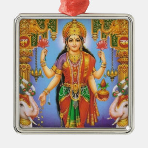 goddess-Lakshmi Metal Tree Decoration