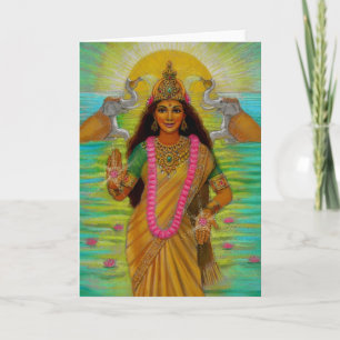 Goddess Lakshmi Note Card