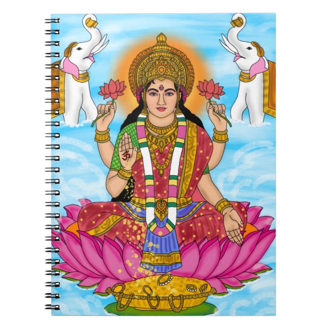 Goddess Lakshmi Notebook (Front)