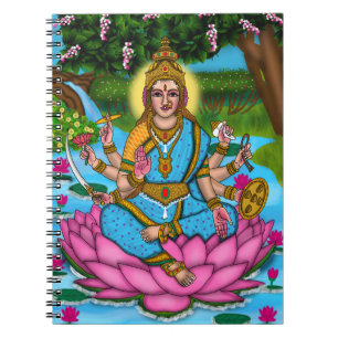 Goddess Lakshmi Notebook
