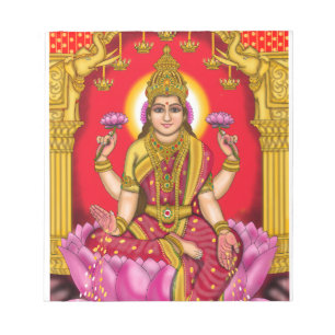 Goddess Lakshmi Notepad