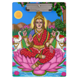 Goddess Lakshmi Stationery Clipboard