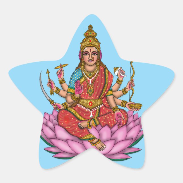 Goddess Lakshmi Sticker (Front)