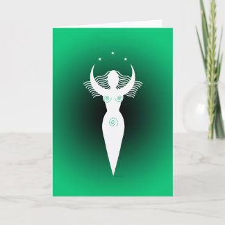"Goddess of Abundance" Greeting Card