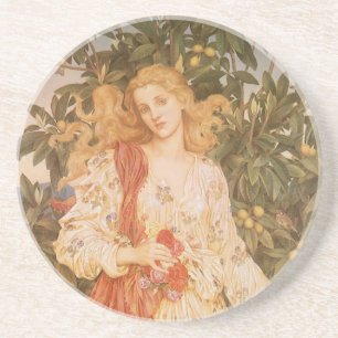 Goddess of Blossoms and Flowers, Flora by Morgan Coaster