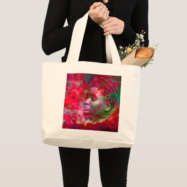 Goddess of Fire Large Tote Bag (Front (Product))