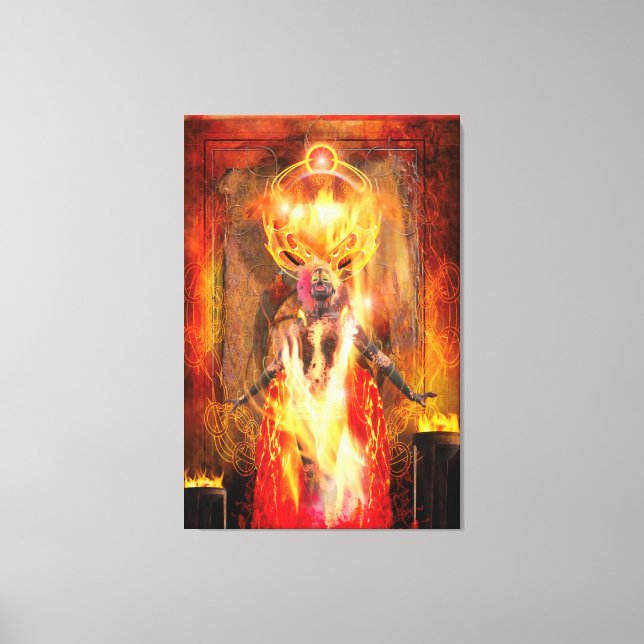 Goddess of Fire PELE Canvas Print (Front)