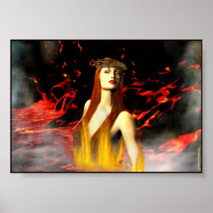 Goddess of Fire Print