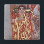 Goddess of Health, Hygieia (Salus), Gustav Klimt Magnet<br><div class="desc">Gustav Klimt (July 14, 1862 – February 6, 1918) was an Austrian symbolist painter and one of the most prominent members of the Vienna Secession movement. Klimt is noted for his paintings, murals, sketches, and other objets d'art. In addition to his figurative works, which include allegories and portraits, he painted...</div>