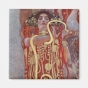 Goddess of Health, Hygieia (Salus), Gustav Klimt Magnet