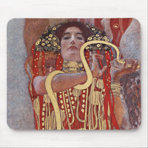 Goddess of Health, Hygieia (Salus), Gustav Klimt Mouse Pad