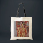 Goddess of Health, Hygieia (Salus), Gustav Klimt Tote Bag<br><div class="desc">Gustav Klimt (July 14, 1862 – February 6, 1918) was an Austrian symbolist painter and one of the most prominent members of the Vienna Secession movement. Klimt is noted for his paintings, murals, sketches, and other objets d'art. In addition to his figurative works, which include allegories and portraits, he painted...</div>