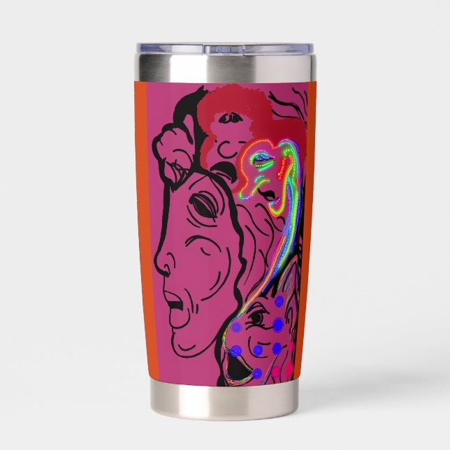 Goddess of Land and Sea Insulated Tumbler (Back)