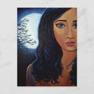 Goddess Of Moon & Stars - Postcard