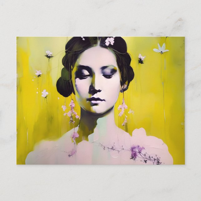 Goddess of Spring Postcard (Front)