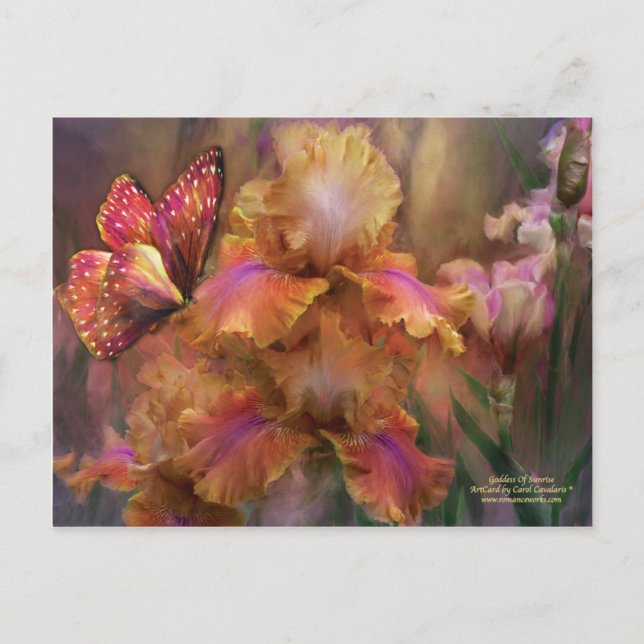 Goddess Of Sunrise Art Postcard (Front)