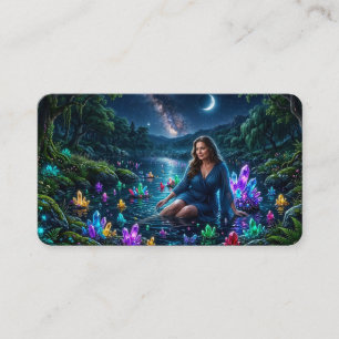 Goddess of the Magical Crystal Lake Bookmark Business Card