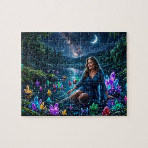Goddess of the Magical Crystal Lake Jigsaw Puzzle