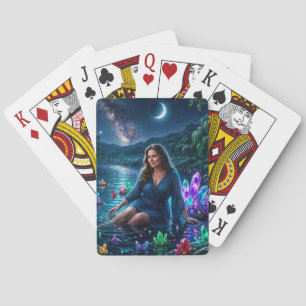 Goddess of the Magical Crystal Lake Playing Cards