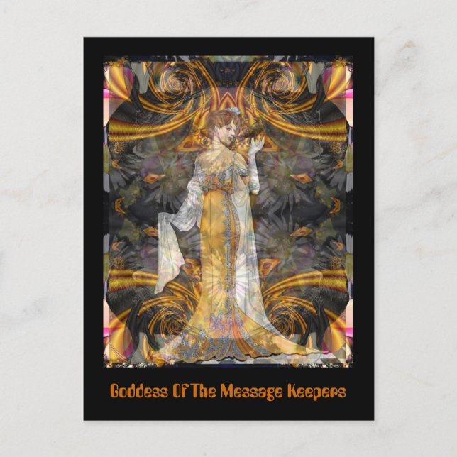 Goddess Of The Message Keepers Postcard (Front)