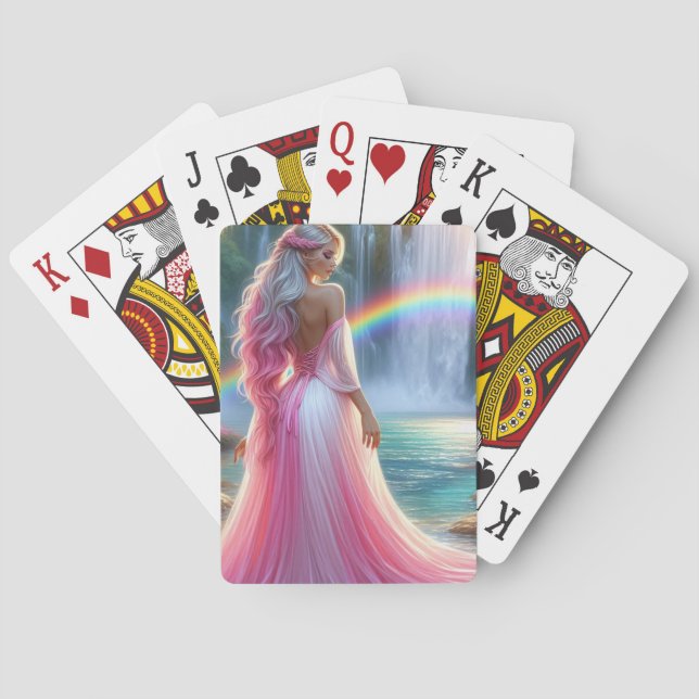 Goddess of the Rainbow Vale Playing Cards (Back)