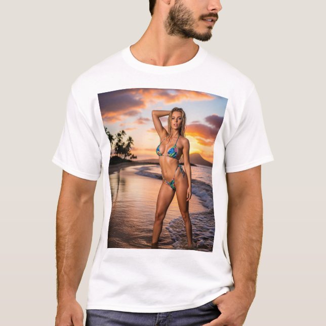Goddess of the Sandy Beach T-Shirt (Front)