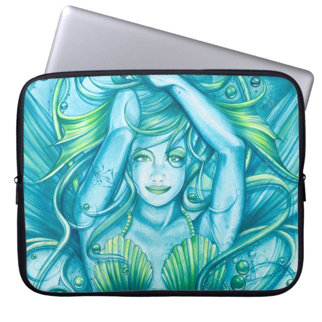 Goddess of the Sea Laptop Sleeve (Front)