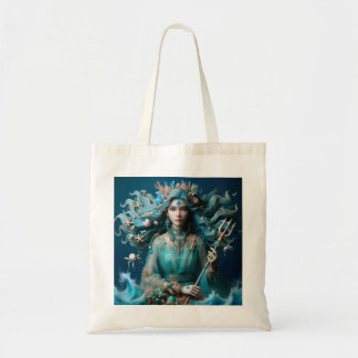 Goddess of the water tote bag