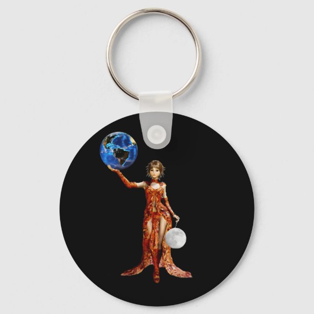 Goddess of Universe Keychain (Front)