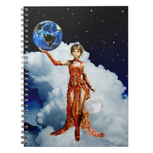 Goddess of Universe Notebook