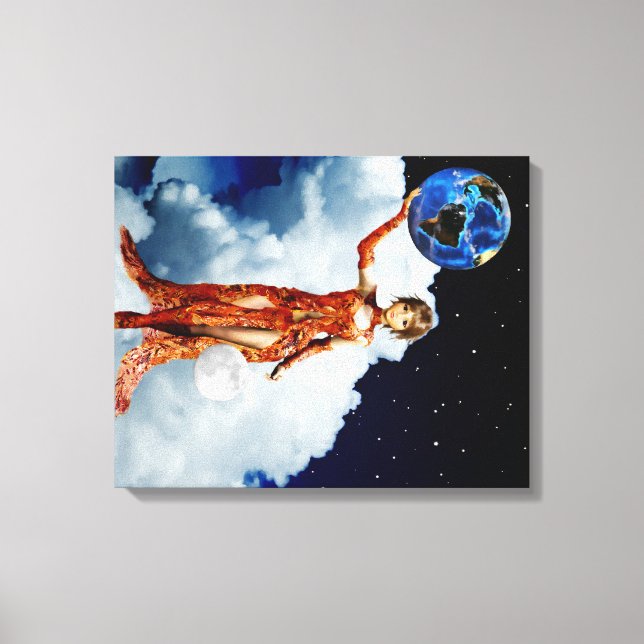 Goddess of Universe Wrapped Canvas (Front)