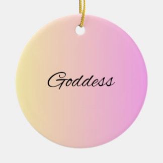 Goddess Ornament 