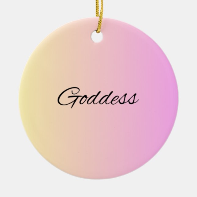 Goddess Ornament  (Front)