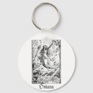 Goddess Ostara Key Ring